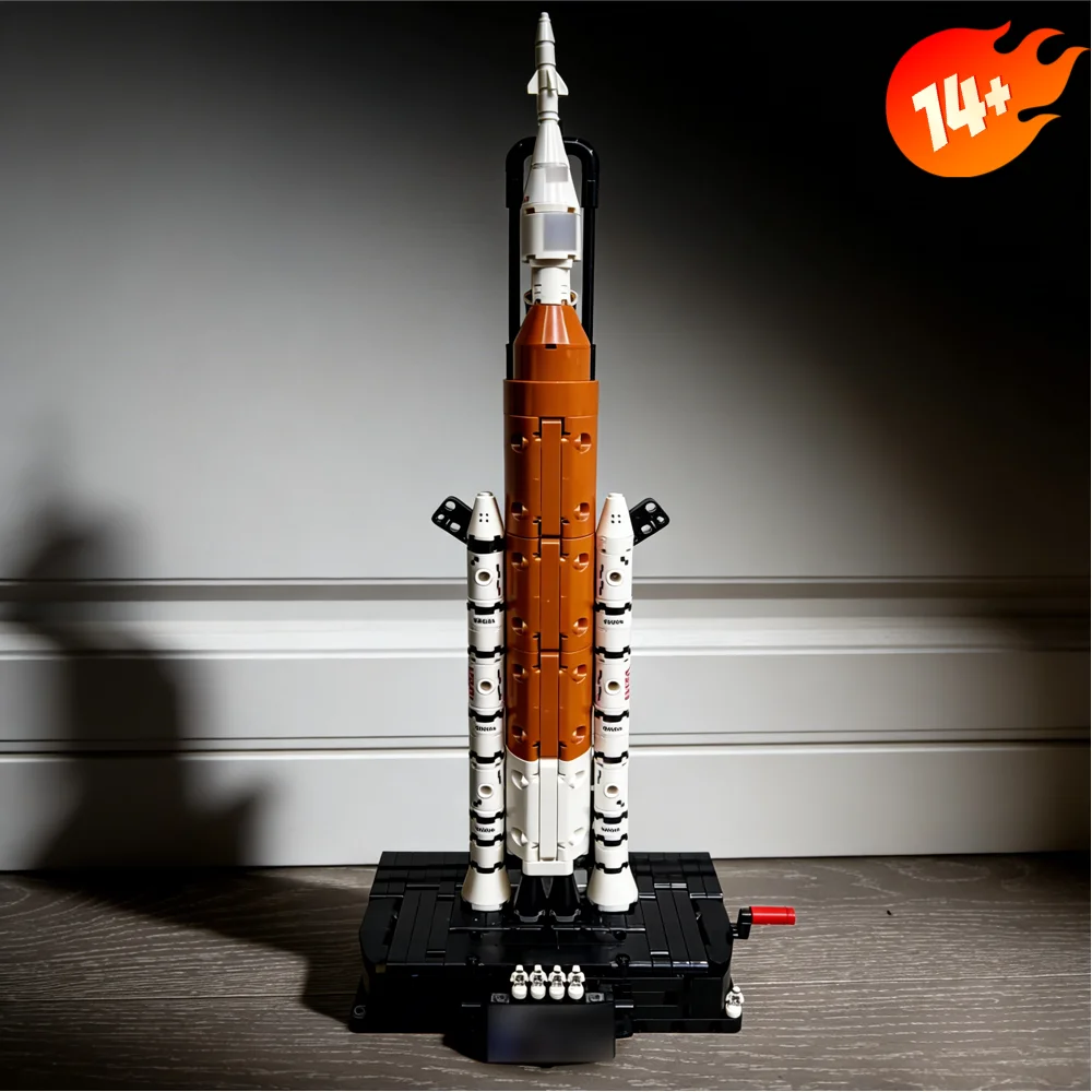 632pcs Building Blocks Kit Space Carrier Rocket Mechanical Exploration Launch Vehicle Assembly Model Festival Gifts For Adults view 5