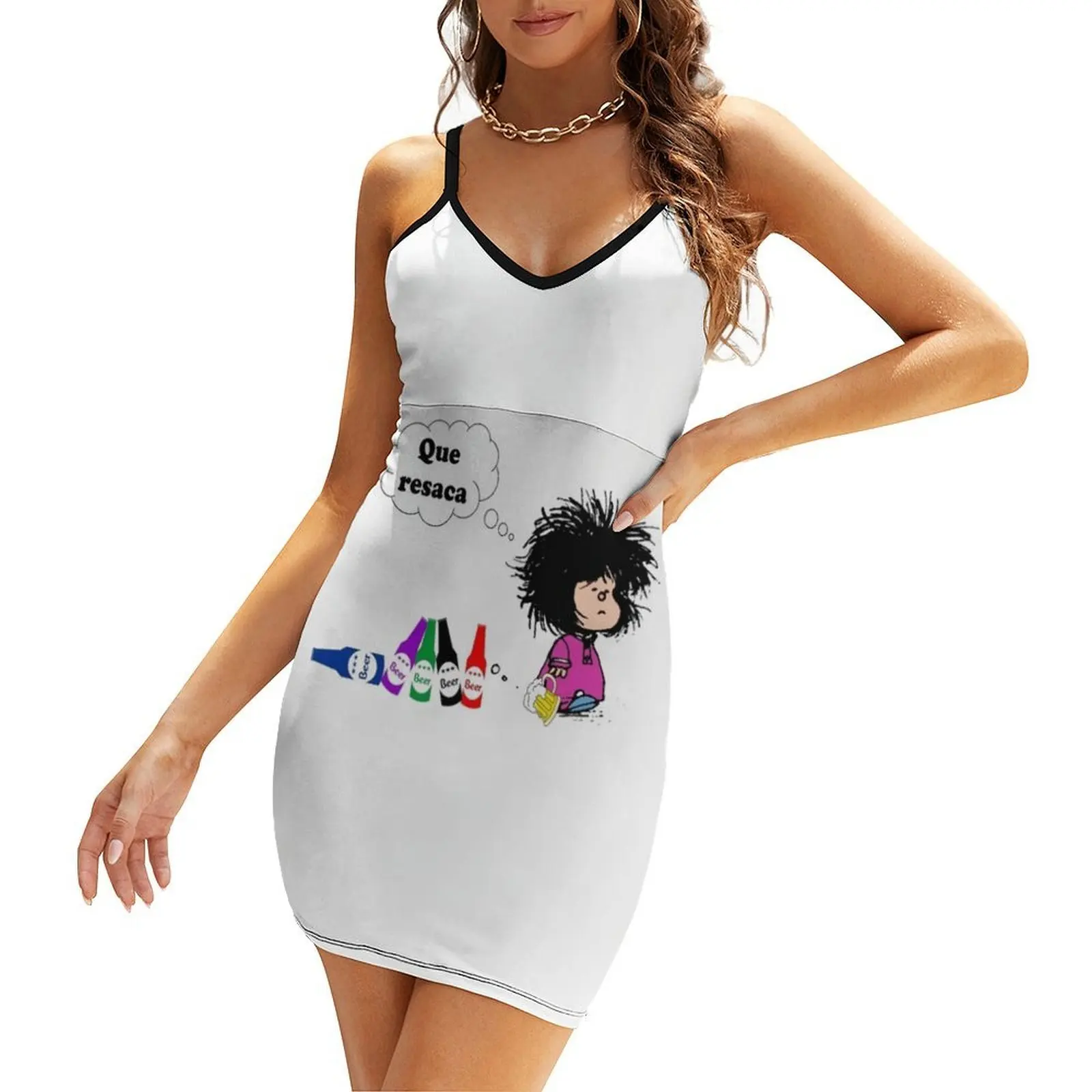 

Mafalda hangover, beer Sling Dress Dress vintage luxury evening dress woman for wedding women's summer 2025