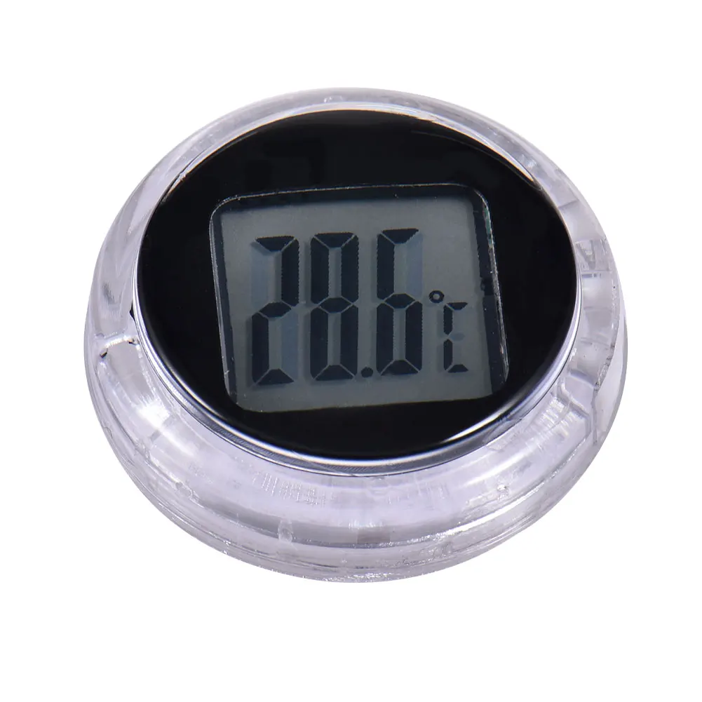 Mini Motorcycle Thermometer Waterproof Stick-On Motorbike Mount Watch Digital Temeperature Meter Waterproof