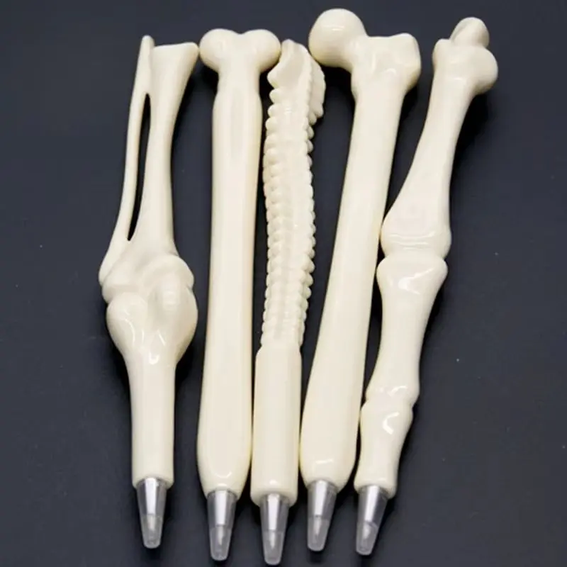 

10 pcs Creative Ball Point Pen Bone Shape Nurse Student Doctor Stationery Gift New Ballpoint Pen for Writing Office Supplies