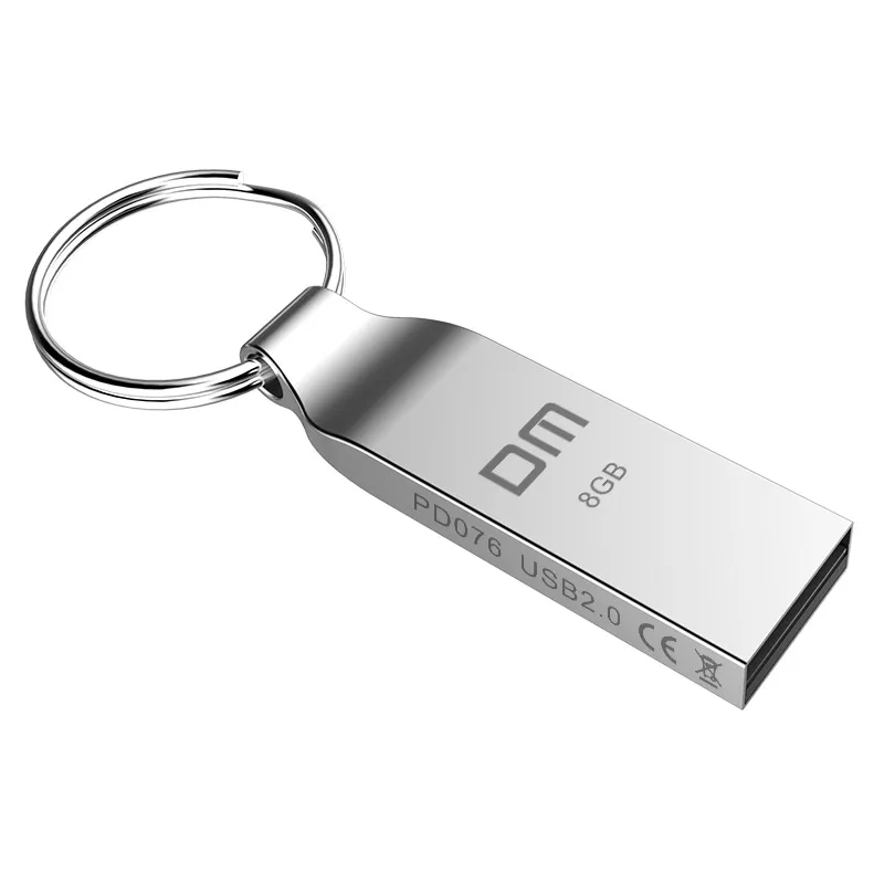 DM PD076 Metal 4GB 8GB 16GB 32GB  USB Flash Pen Drive Storage Memory Disk Simple Style for Computer PC Tablet Free Shipping