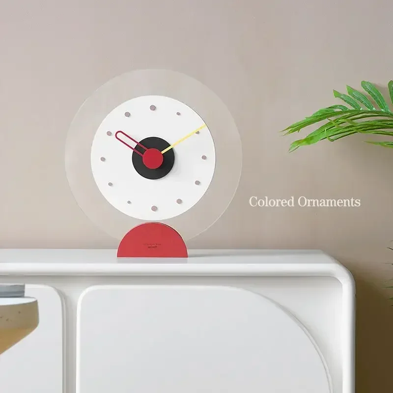 Horloge de bureau au Design moderne, décoration créative et minimaliste pour le salon et la chambre à coucher