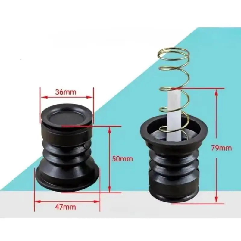 Hot Sale Semi Automatic Twin Tub Washer Drain Valve Core Spring Rod Rubber Plug Spare Parts