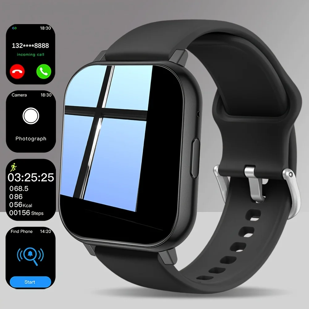 Smart Watch, Premium, with Multiple Sports Modes/Call Notifications/Message Alerts/Music Control and More