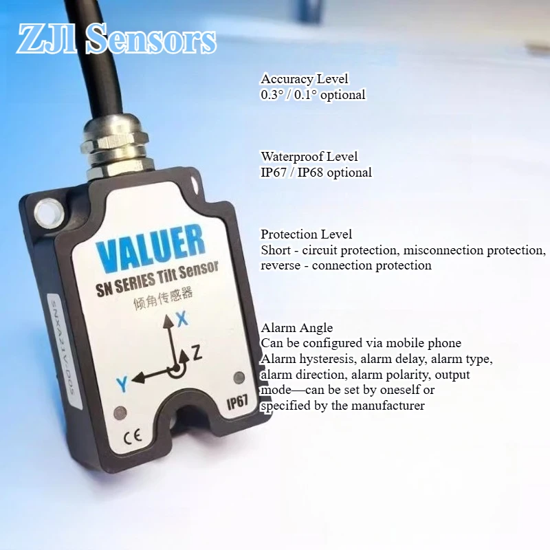 SNXA Gulfstream SN Horizontal Tilt Tilt Angle Switch Angle Relay Alarm Shock Waterproof Belt Bluetooth