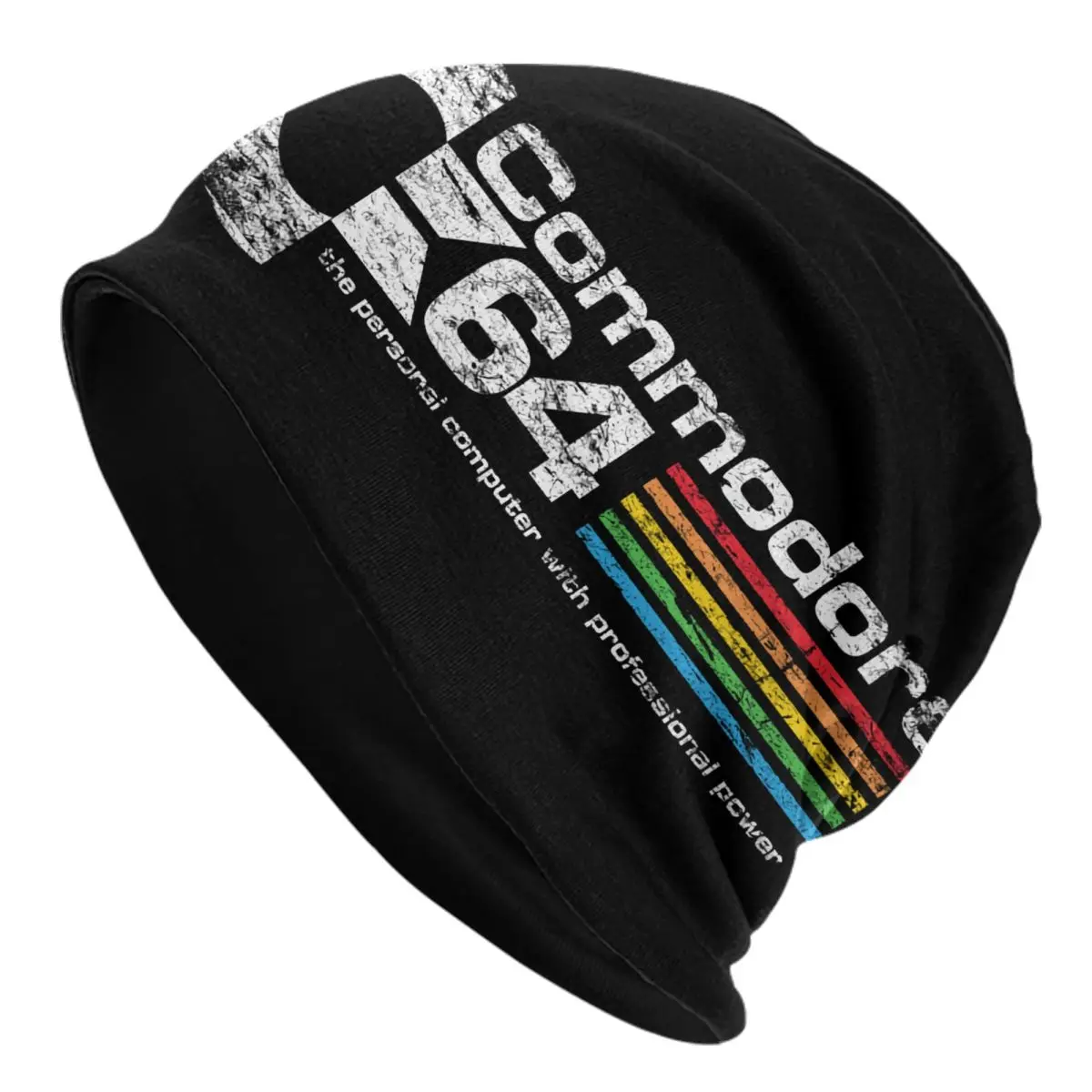 Commodore 64 Skullies Beanies Caps Unisex Winter Warm Knitted Hat Women Men Hip Hop Adult Bonnet Hats Outdoor Ski Cap