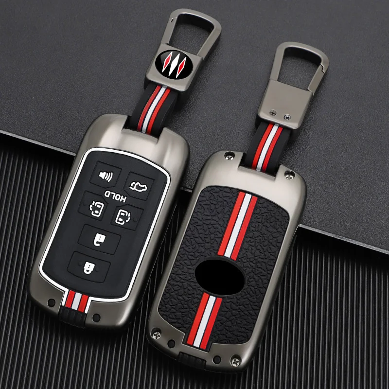 Car Keychain Protective Case for Toyota Sienna Se Tacom 2015 2016 2017 2018 2019 2020 Car Accessories 6 Buttons Stylish Key Case