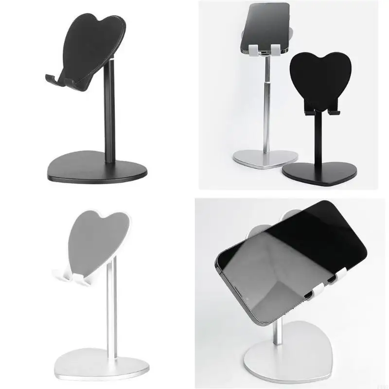 

Складная подставка для таблеток с сердечным дизайном Metal Construction подходит для стола.
