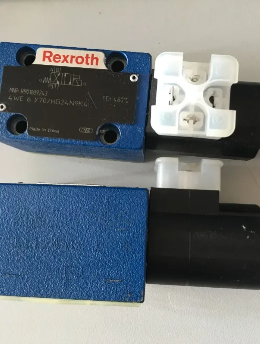 

Rexroth Solenoid Valve 4WE6 Y70/HG24N9K4 Hydraulic Valve MNR:R901089243 4WE6Y70/HG24N9K4