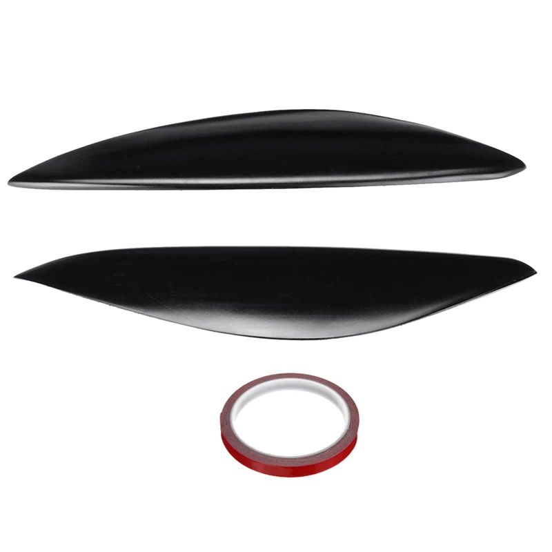 

2Pcs Car Headlight Eyebrow Cover Trim Fiberglass Head Light Lamp Eyelid Sticker For Vauxhall/Opel Signum Vectra C Facelift 2006-