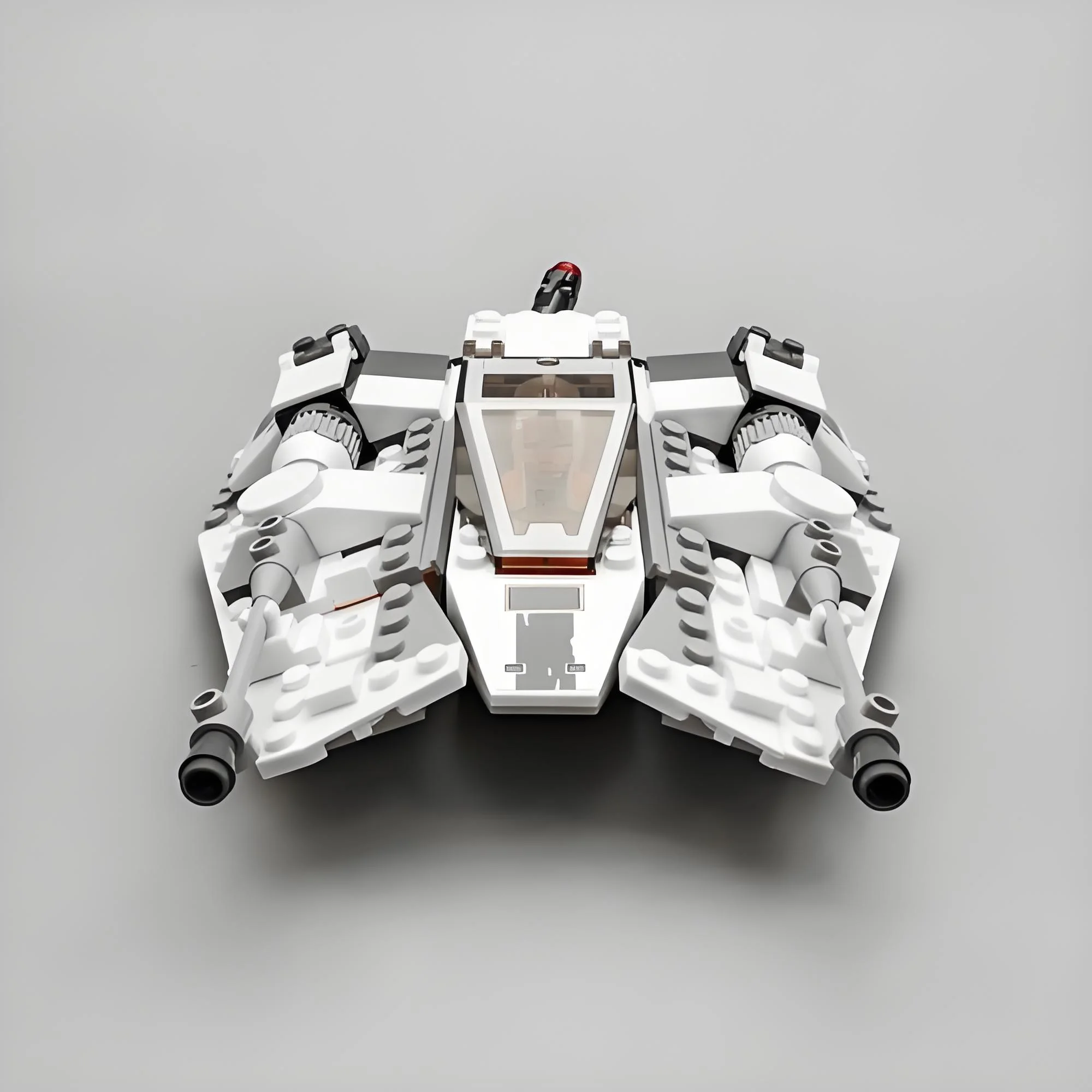 309pcs Star Interstellar Conflict Snowspeeder Aircraft Ship Snow fighter jet 75259 Building Block Puzzle Model Toy Ornament Gift view 5