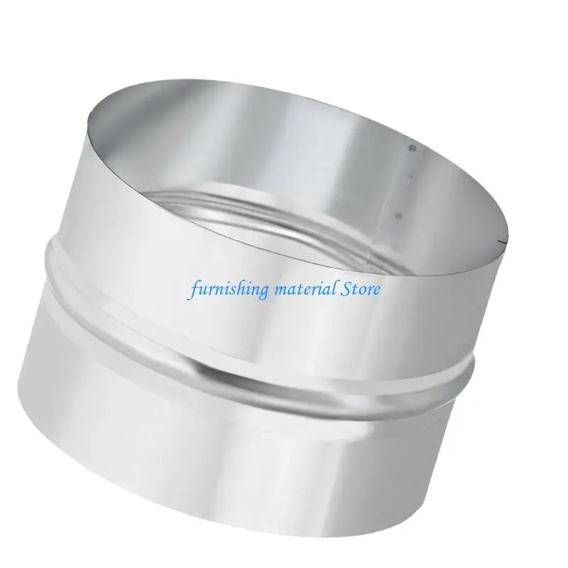 Y5GD Smooth Galvanized Metal Air Passage Link Featuring Grooved Pattern For Secure Gas Movement Connection