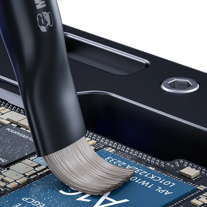 Mechanic Steel Brush Motherboard Chip Glue Removal IC Pad Cleaning PCB CPU Clean Dust PCB BGA Repair Soldering Brush