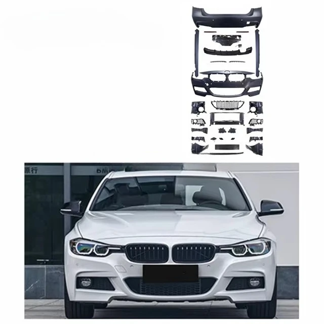 

Комплект обвеса в спортивном стиле MT для BMW 3 серии F30 F35: передний и задний бамперы, решетка радиатора (2013-2019)