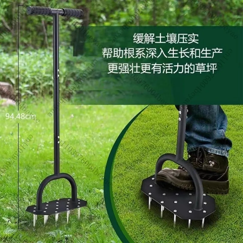 New hot-selling lawn aerator Standing garden soil turning tool Lawn hole punch