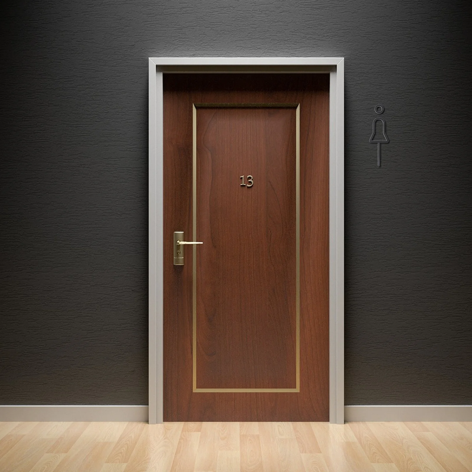 1 مجموعة المرحاض تسجيل ثلاثية الأبعاد إنهاء مرحاض تسجيل باب الحمام الحديث إطار الديكور الذكور الإناث الرموز دائم مقاوم للماء #4