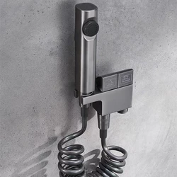Bidet Sprayer mischen Wc Closet Messing Kalten 2 Möglichkeiten Ventil Hochdruck ABS Kunststoff Sprayer Messing Stecker 1,5 m SS/2m PVC Schlauch