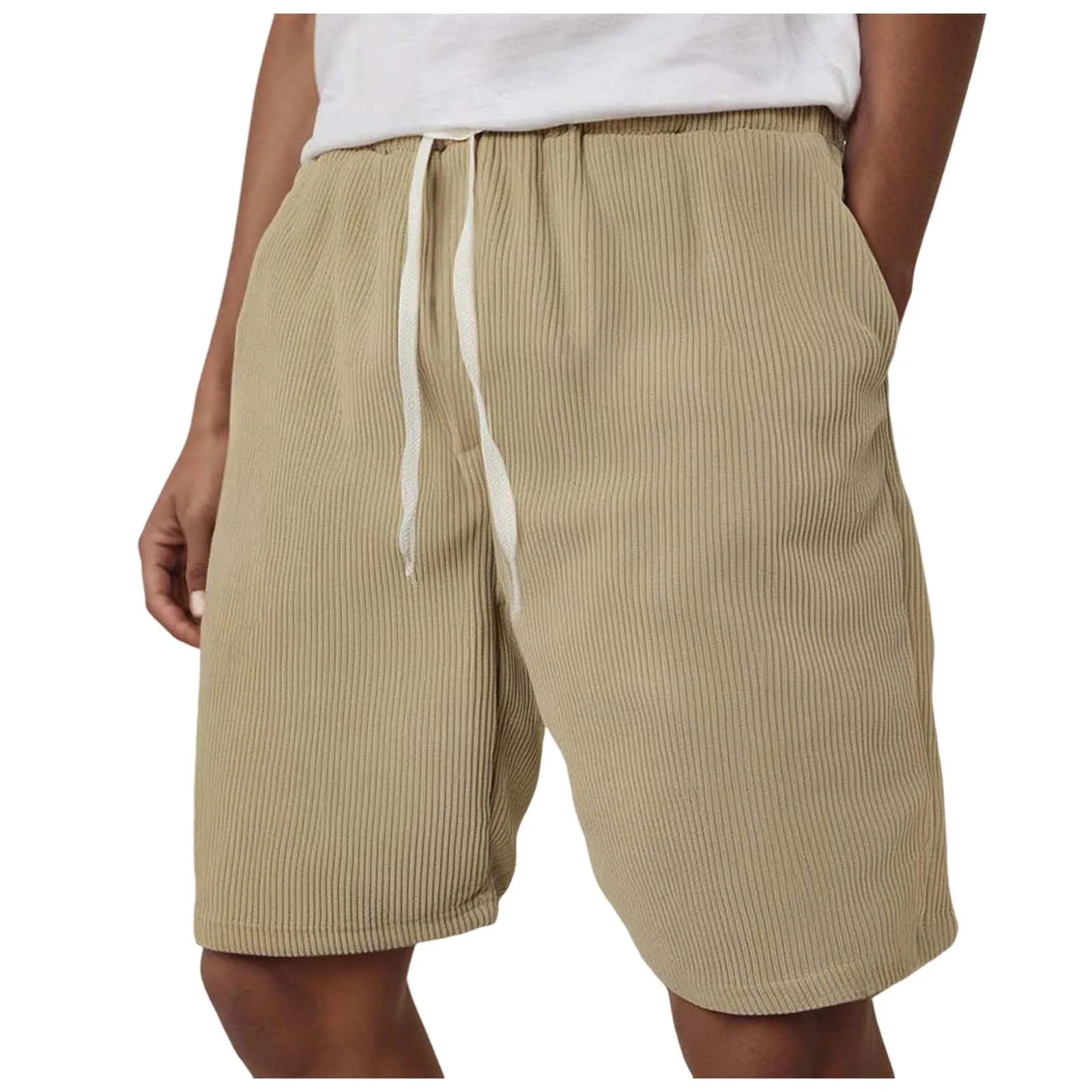 Aped Shorts شورت رجالي ريترو سروال قصير أزياء من الدانتل حتى بلون كبير الحجم شورت غير رسمي بريق رغوة ستار #3