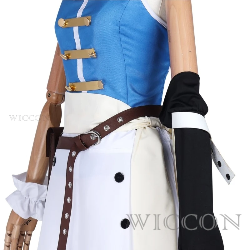 Anime przebranie na karnawał Lucy Heartfilia Cosplay seksowny top z odkrytymi plecami biała mini spódniczka skarpetki torba impreza z okazji Halloween buty rekwizyty