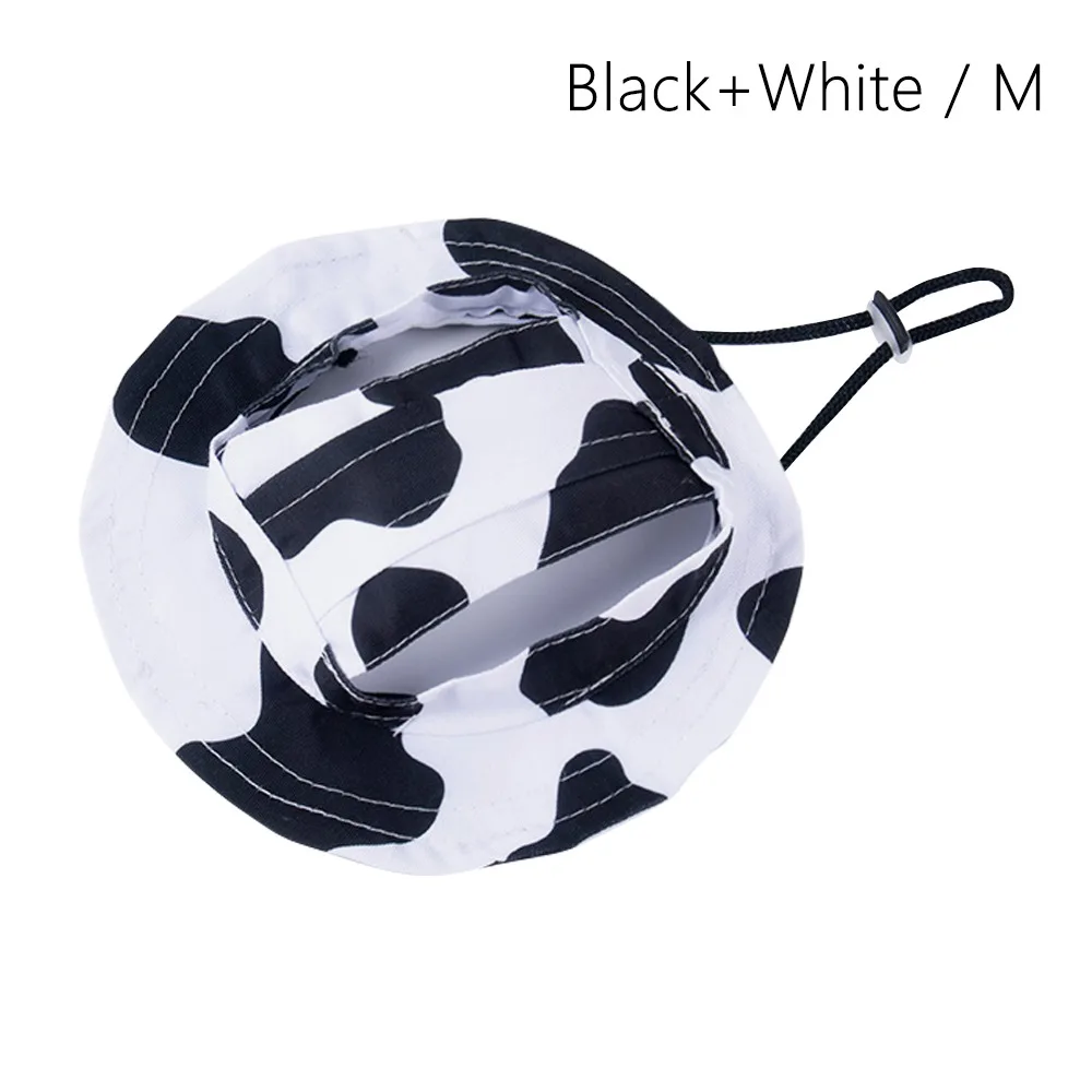 Fashion Adjustable Pet Sun Cap Breathable Anti Stripping Sport Hat Sun Protection Dog Bucket Hat Outdoor