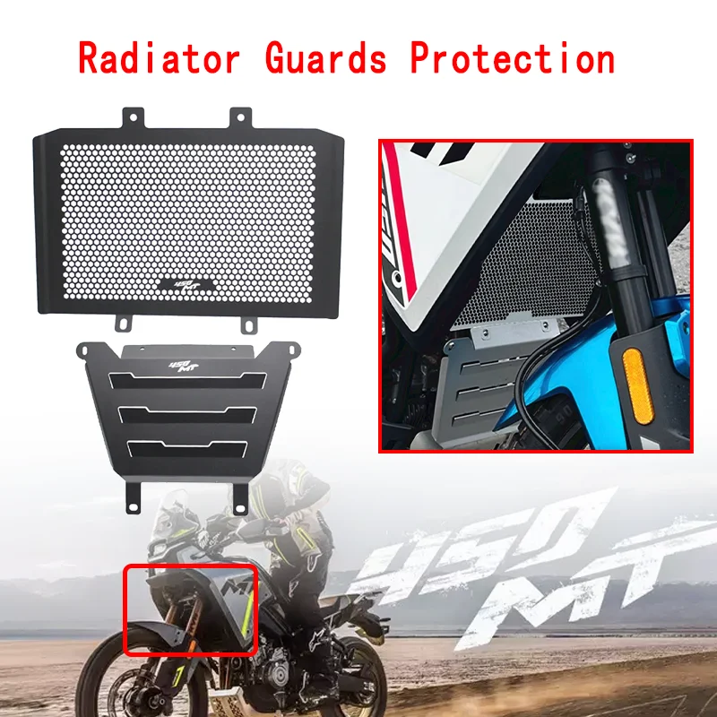 

Motorcycle Accessories Engine Radiator Cover Protector Fit For CFMOTO 450 MT MT450 2024 2025 450MT CNC Aluminum Radiator Guards