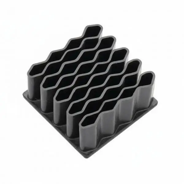 Desktop Organizer Tube Storage Rack Flexible Plastic Wavy Slots Balm Stand for Bedside and Drawer
