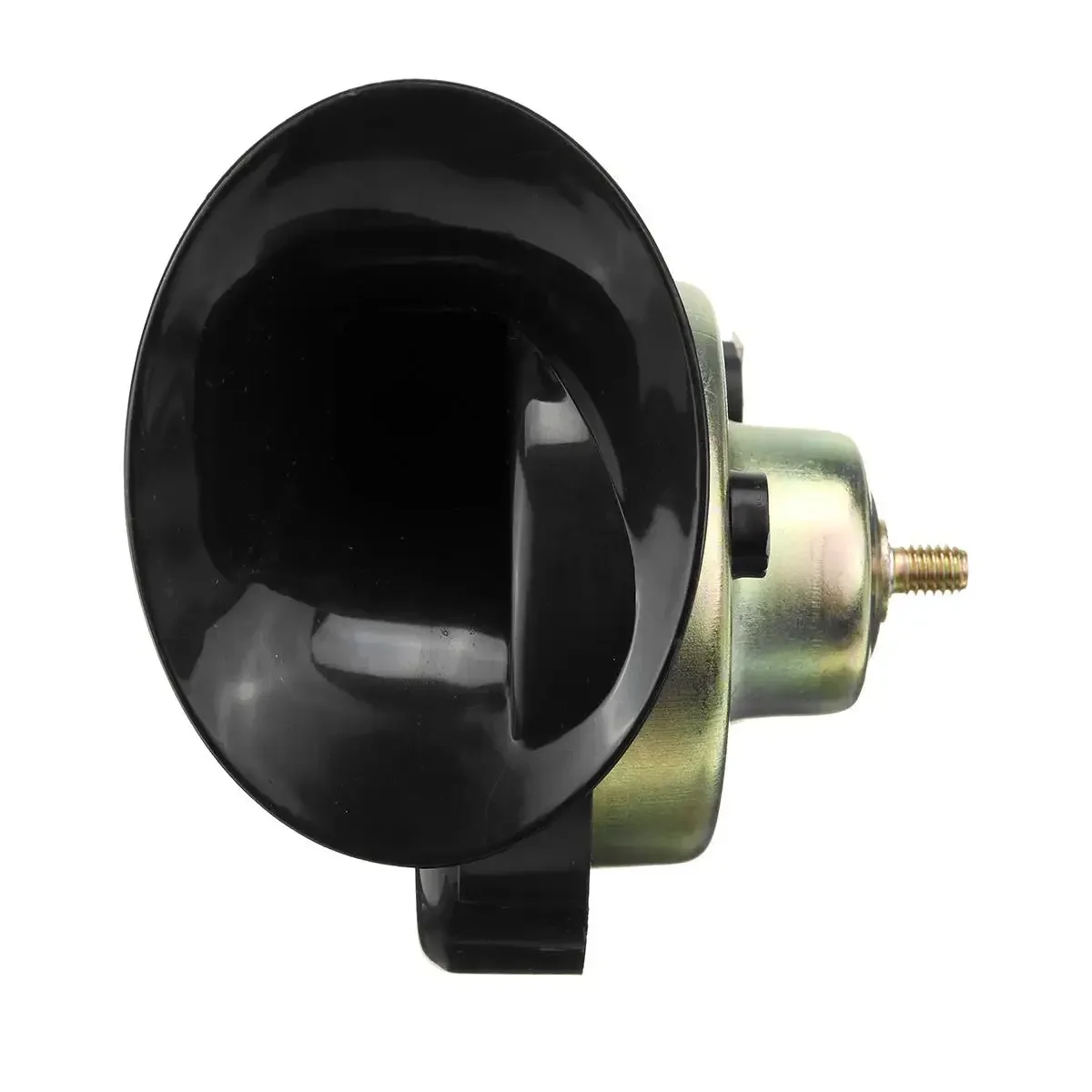 300DB 12V 2pcs Universal Black Electric Snail Horn Air Horn Raging Sound For Car Motorcycle Truck for auto siren Car Accessories