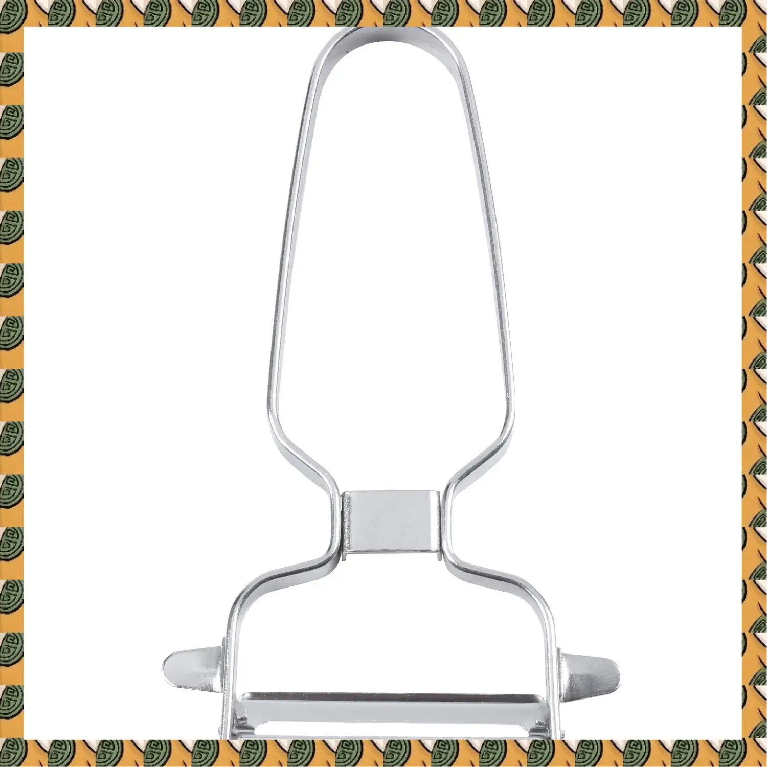 

A77I 2 In 1 Fruit And Vegetable Slicer Planer Potato Carrot Grinder Kitchen Tool U-Shaped Handle Peeler Silver 430 Stainless Ste