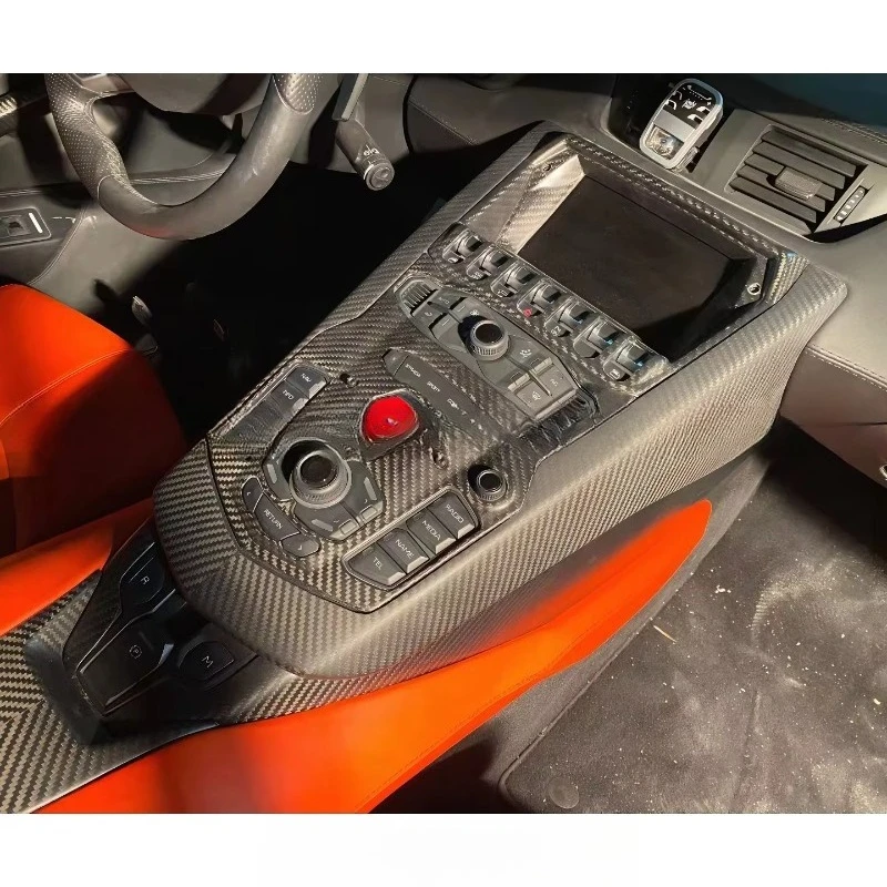 Dry Carbon Fiber Center Console Surround (Cover) Interior for Aventador LP700-4 LP720 LP750 SVJ