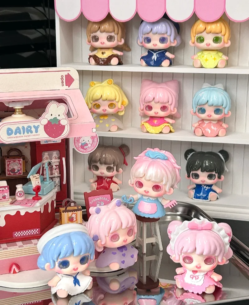 

Мини-бокс Miana: милый дизайн с зернистым узором, универсальный декор для рабочего стола, модный подарок для детей и друзей