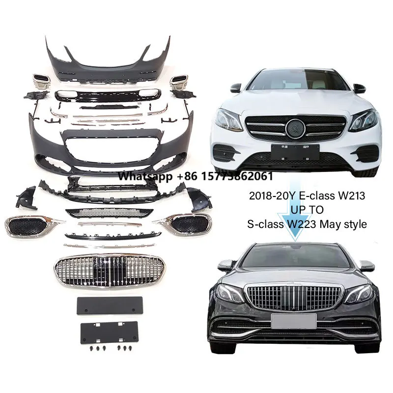 

2016-20y E Class W213 Upgrade to S Class W223 May Style Car Auto Body Kits Parts Accessories Bumpers for E