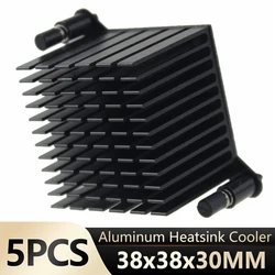 Dissipador refrigerando de alumínio para o cpu, 5 partes, tamanho 38x38x30mm