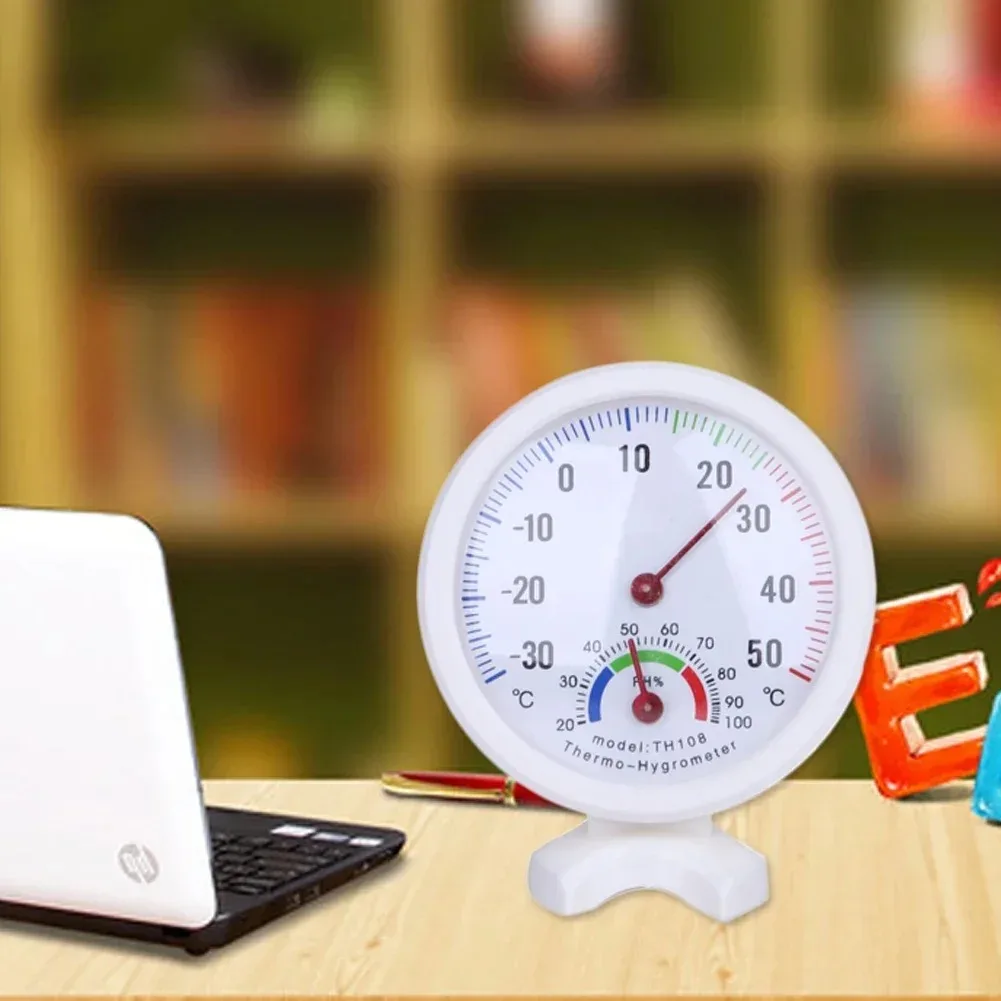 Mini Bell Shape Thermometer And Hygrometer Humidity Monitor -30~50°C Indoor Outdoor Garden Patio Terrace Analog Weather Gauge