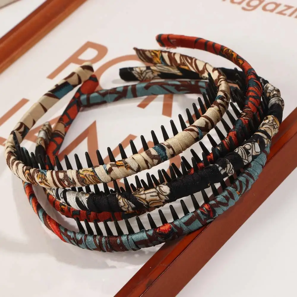 أنيقة حلوة غير قابلة للانزلاق للفتيات أغطية الرأس غسل الوجه مسننة عقال النساء الشعر هوب البلاستيك الكورية نمط العصابات الشعر