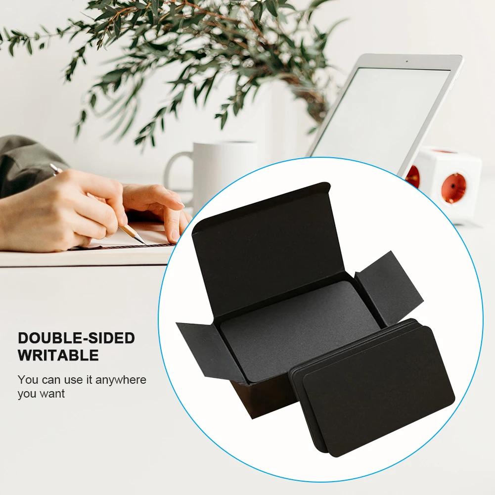 空白の紙の名刺,日曜大工,メモ帳,ブックマーク,学習カード,事務用品,100ピース/箱