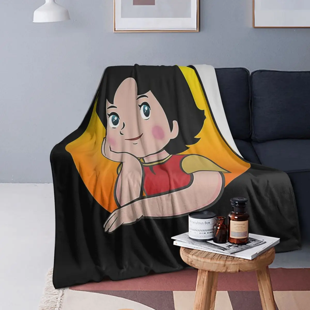 

Heidi Blanket Soft Warm Flannel Throw Blanket Plush for Bed Living room Picnic Travel Home Couch