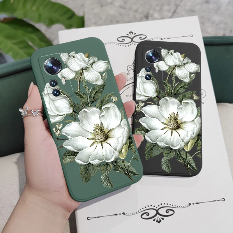 Capa para telefone com flores silvestres, capa para Xiaomi Mi 14, 13T, 12, 11 Ultra, 10, 12T, 11T, 10T Pro Lite, Poco F5, F4, X4, m4, F3, X3Pro, 4G,