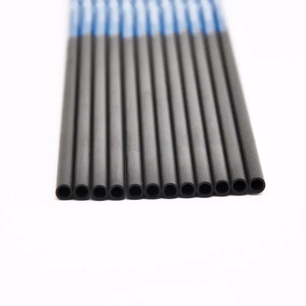 Imagem -03 - Pure Carbon Arrow Shafts para Caça e Tiro 30 Spine4001000 Arco Recurvo 4.2 mm 12 Pcs