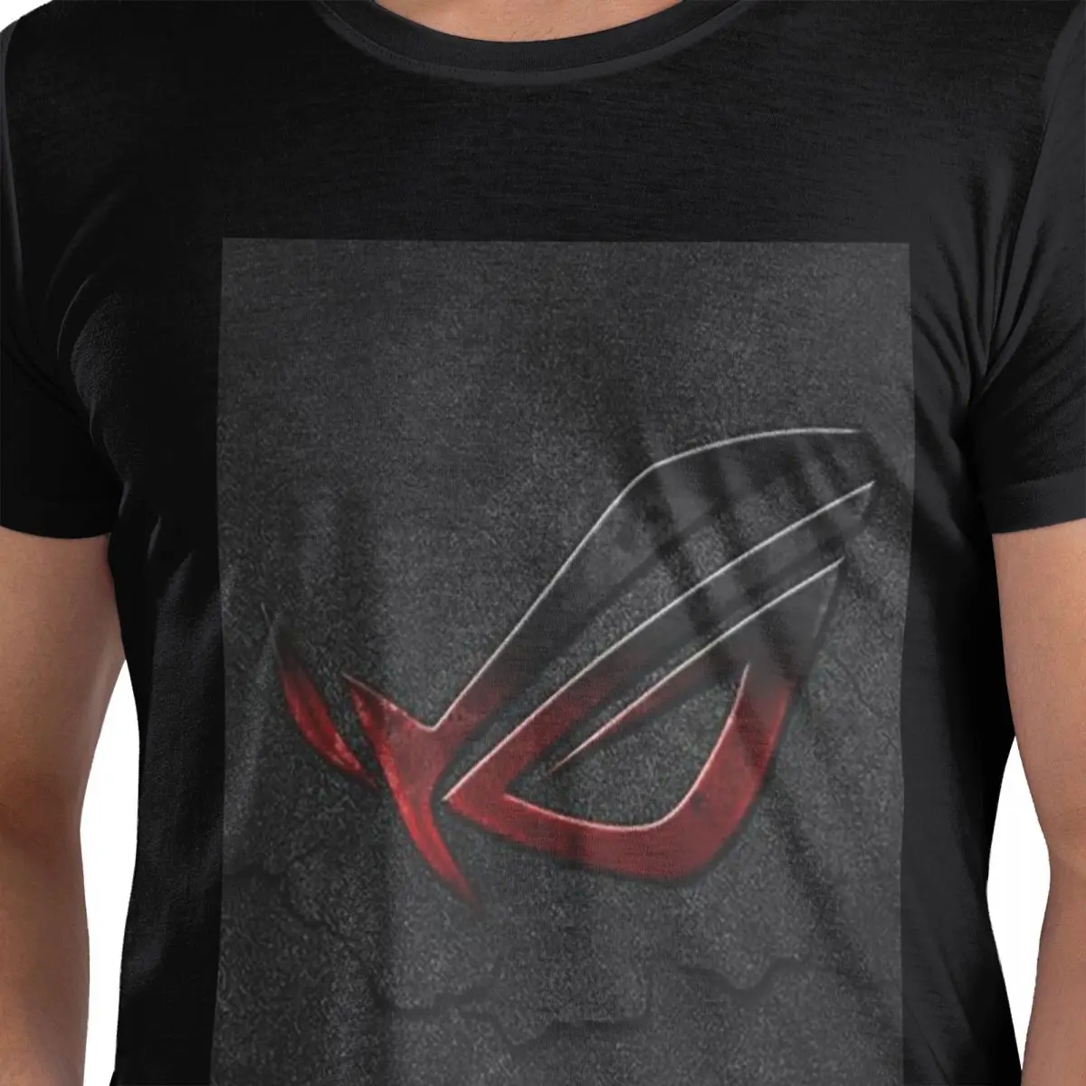 

Футболка Asus Rog из 100% хлопка, мужские классические футболки, мужские футболки с круглым вырезом и коротким рукавом, S-6XL