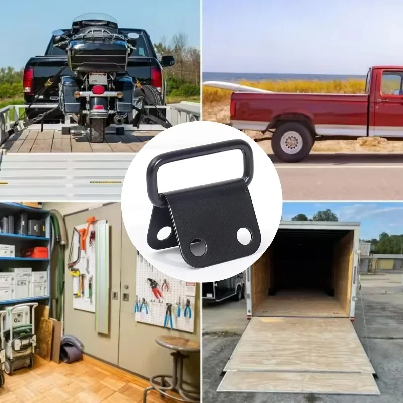 مربع العالمي سحب السحابة هوك التعادل أسفل مرساة حلقة الحديد معدن البضائع التعادل أسفل الدائري لشاحنة مقطورات RV قوارب الملحقات