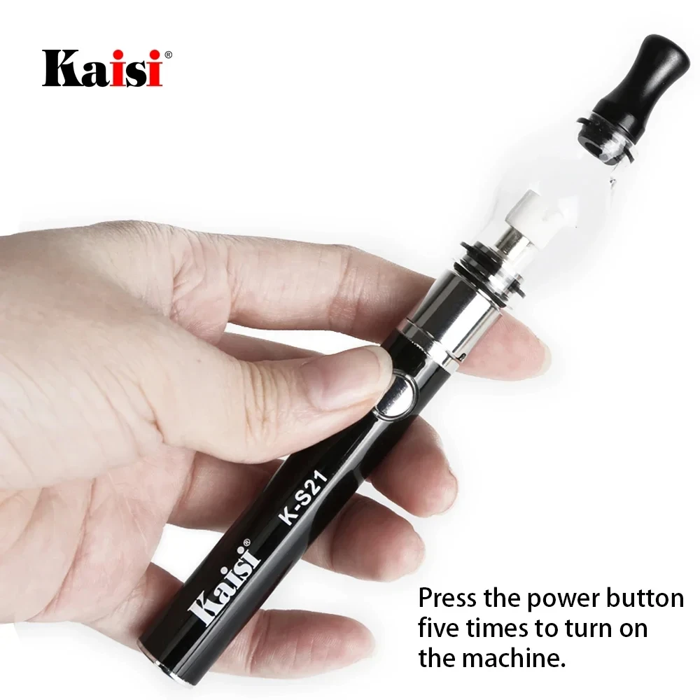 KAISI K-S21 Rosin Atomizer for Phone Repair Tools No Need Soldering Iron Motherboard IC Short Circuit Detector Rosin Pen