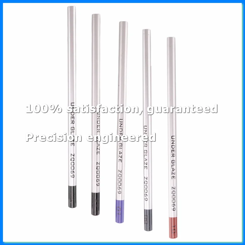 5Pcs Underglaze Pencils for Pottery for Decorating Fused Glass and Under Glaze Ceramics B-A09G