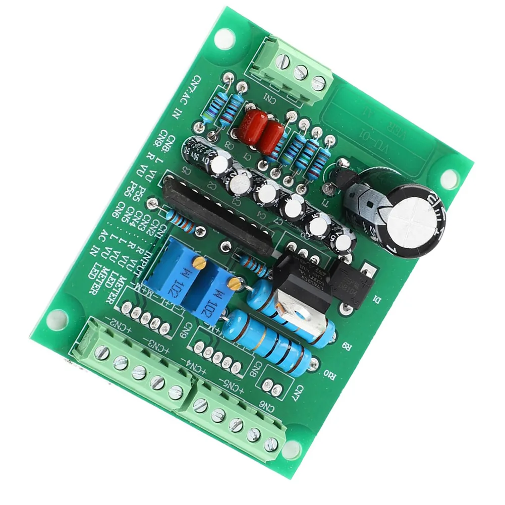 AC12V VU Meter Driver Board Amp DB Audio Level Meter For Audio Level Meter Stereo Volume Meter Driver Board Test Meters Tool