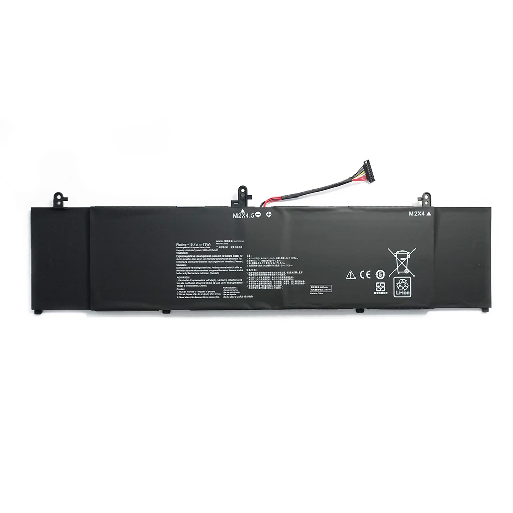 7XINbox C41N1814 15.4V 73Wh 4800mAh OEM Laptop Battery For ASUS Zenbook 15 BX533FD RX533 RX533FD U5300FD UX533 UX533FD