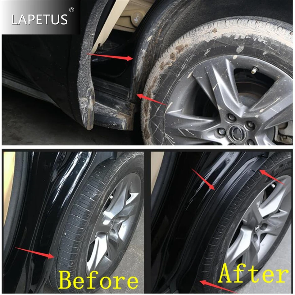 

Car Rear Splash Guards Mud Flaps Wheel Fender Protective Cover Trim Plastic Accessories For Toyota Highlander Kluger 2017 - 2019