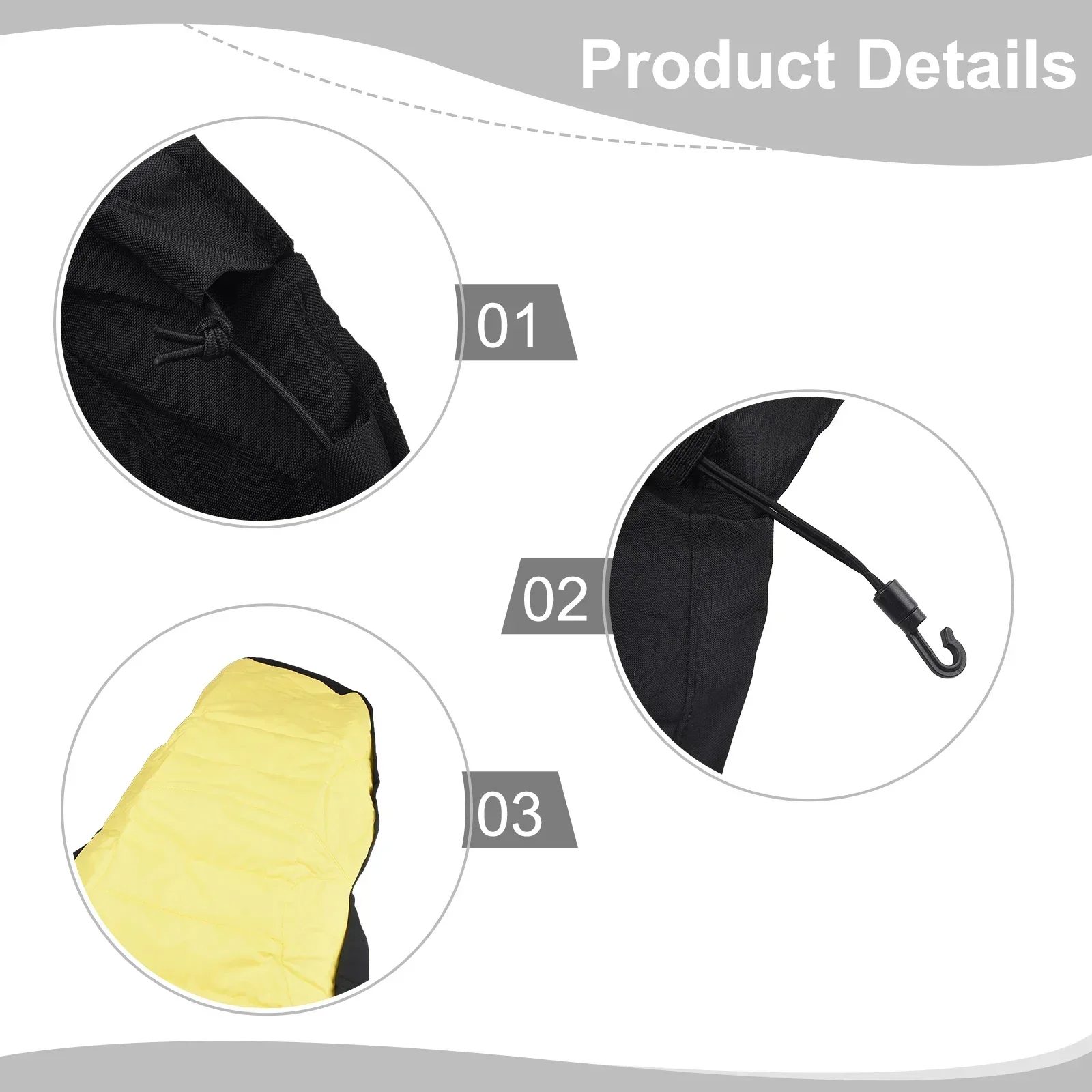 

Protect and Comfort Your Tractor Seat with this Premium Seat Cover Weather and UV Resistant Elastic Cord Locks Fits LP95233