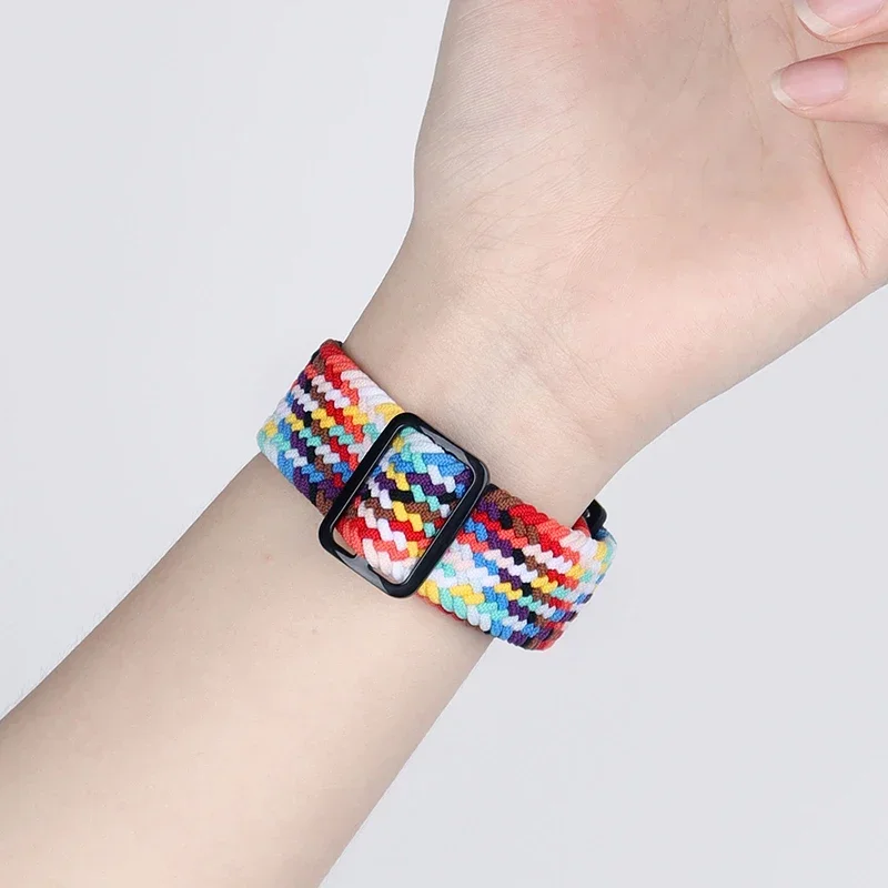 Braided Solo Loop For Apple watch Band 44mm 45mm 42mm 46mm 40mm 41mm Ultra 49mm bracelet correa Series 9 10 7 8 3 5 SE 6 Strap image 4