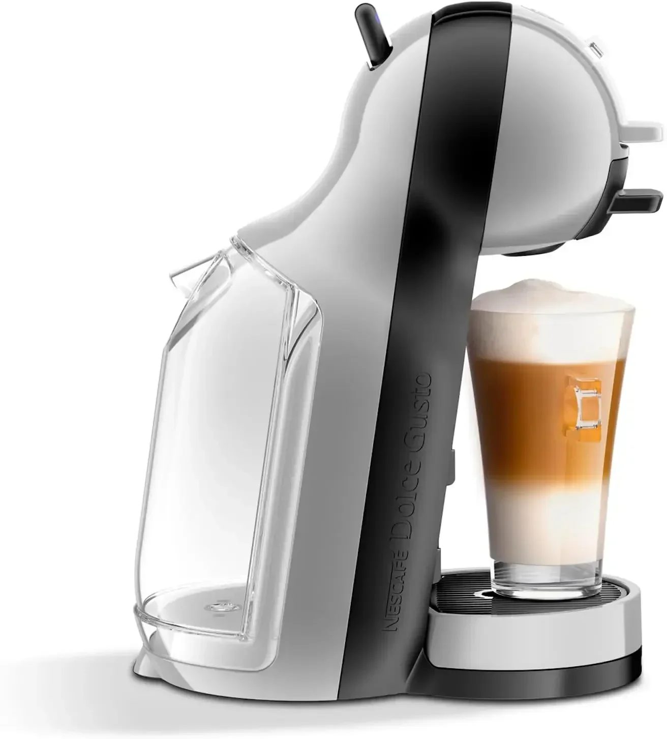 NESCAFÉ DOLCE GUSTO MINI ME من KRUPS باللون الرمادي القطبي الشمالي/ schwarz Automatche Kaffeekapselmaschine