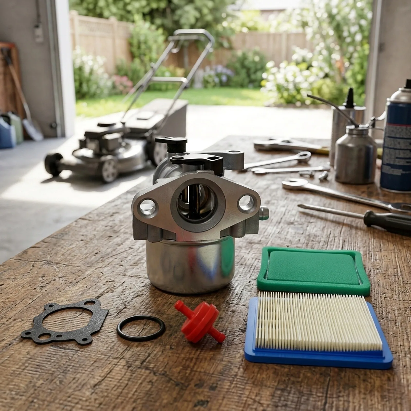 Essential Carburetor for Air Filter Kit for 3 5 6 5HP Engines Includes Carburetor O Ring Gasket Air and Fuel Filters