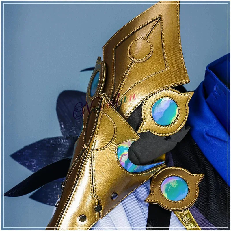 2025 11 Доктор Fatui Косплей Dottore Парик Обувь Сапоги Серьги Маска Хэллоуин Вечеринка Аниме Игровой Костюм Аксессуары